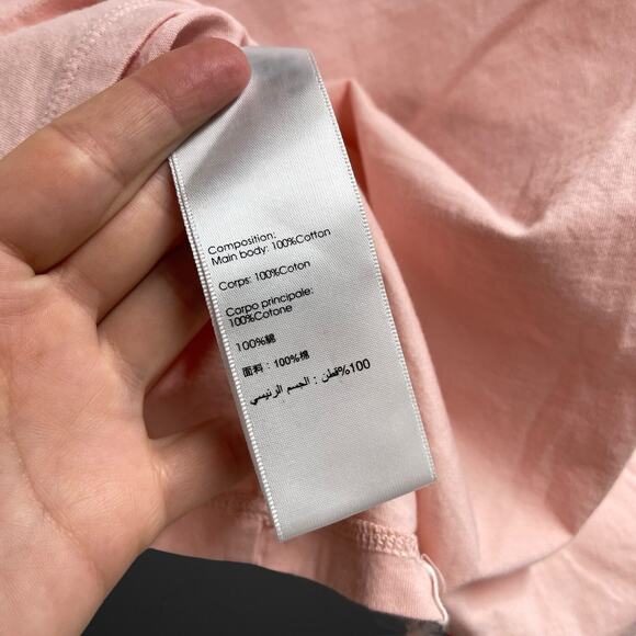 Phillip Lim Pink T Shirt Large Cotton Short Sleeve Boxy - Picture 7 of 8